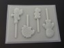 461sp Mario and Friends Chocolate or Hard Candy Lollipop Mold
